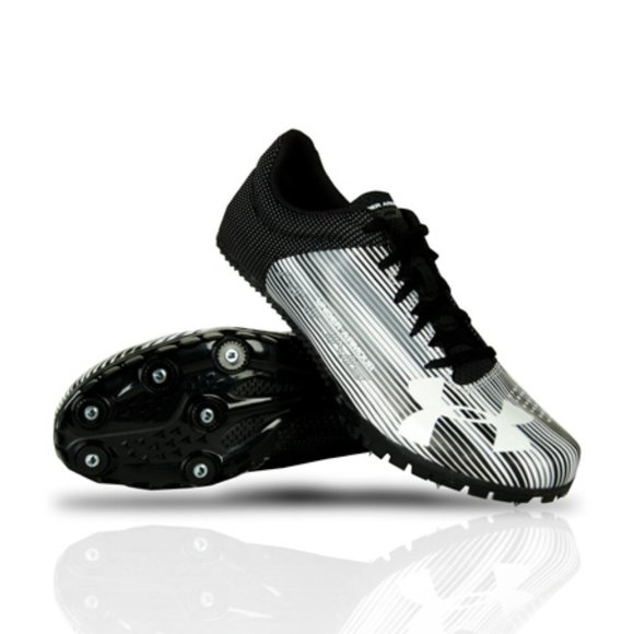 NWB Under Armour Men's Kick Sprint Spike Sneakers - Picture 1 of 4